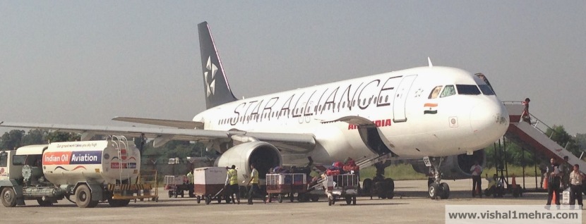 Air India Star Alliance Livery at Jammu