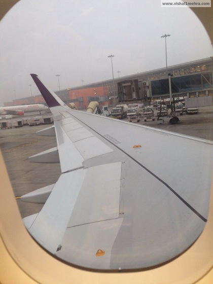Vistara - View over wing from seat 14a